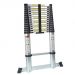 DRABINA TELESKOPOWA 5m 15 SZCZEBLI 150kg + STABILIZATOR