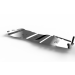 Komplet osłon ( 3 szt. ) układu napędowego Suzuki Grand Vitara II 2005- aluminiowy