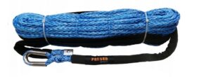 Lina syntetyczna z hakiem 10mm x 28m niebieska