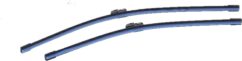 Pióra wycieraczki 650+550mm FLAT BMW SERIA 5 2szt