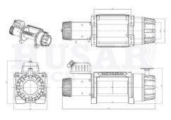 Wyciągarka BST S 22000 LBS 24V HUSAR
