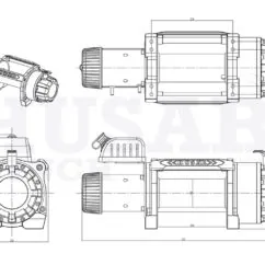 Wyciągarka BST S 22000 LBS 24V HUSAR