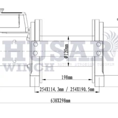Wyciągarka BST S 26000 LBS 24V HUSAR