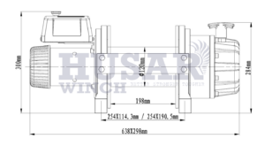 Wyciągarka BST S 26000 LBS 24V HUSAR