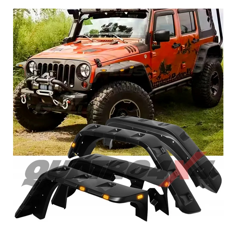 Nadkola JEEP WRANGLER JK (2007-17) POSZERZENIA NADKOLI PRZÓD 18,5cm / TYŁ 14,5cm