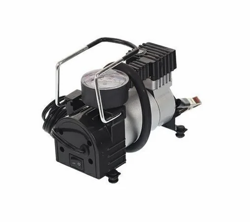 Kompresor 12V 30L z manometrem 10 bar 1-tłokowy