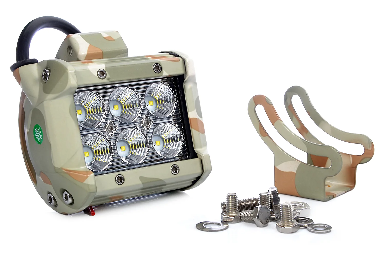 LAMPA ROBOCZA HALOGEN PANEL LED 18W 12-24V MORO