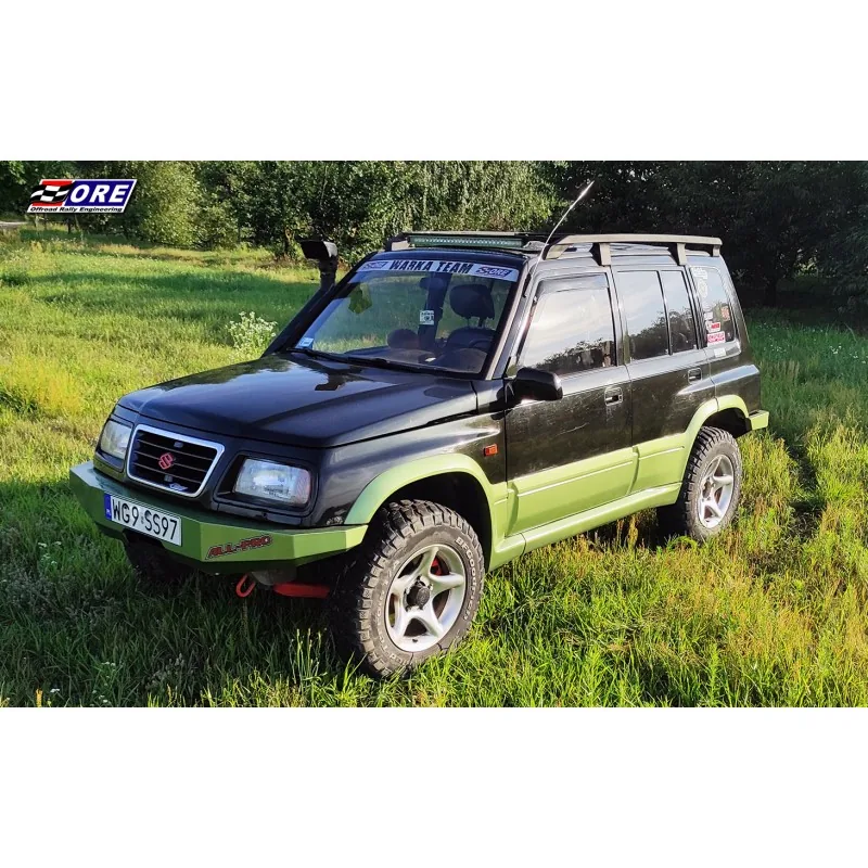 Kompletny lift zawieszenia Suzuki Vitara I-sza generacja (1991-1997r) 2 cale z dystansami tylnych amortyzatorów.