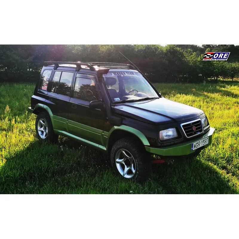 Kompletny lift zawieszenia Suzuki Vitara I-sza generacja (1991-1997r) 2 cale z dystansami tylnych amortyzatorów.