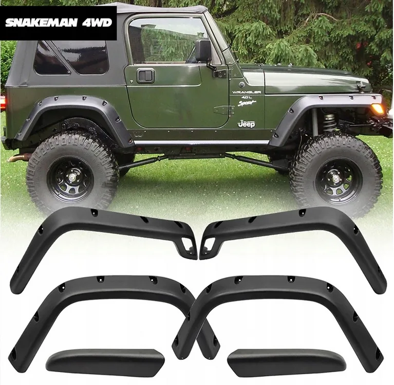 POSZERZENIA NADKOLI / FENDERY / LLDPE – JEEP WRANGLER TJ (1997-2006)