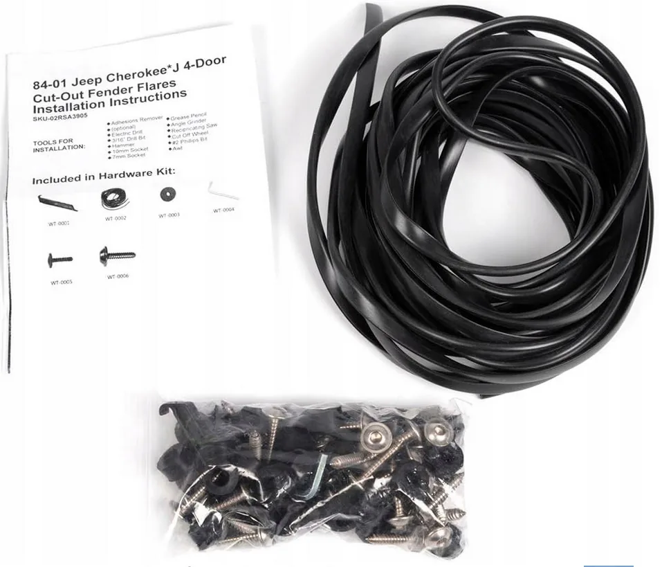 Nadkola JEEP LLDPE JEEP CHEROKEE XJ POSZERZENIA