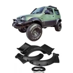 nadkola_jimny_snff049-00.jpg POSZERZENIA NADKOLI / FENDERY LLDPE SUZUKI JIMNY Gen 3 silnik 1.3 (1998-18)