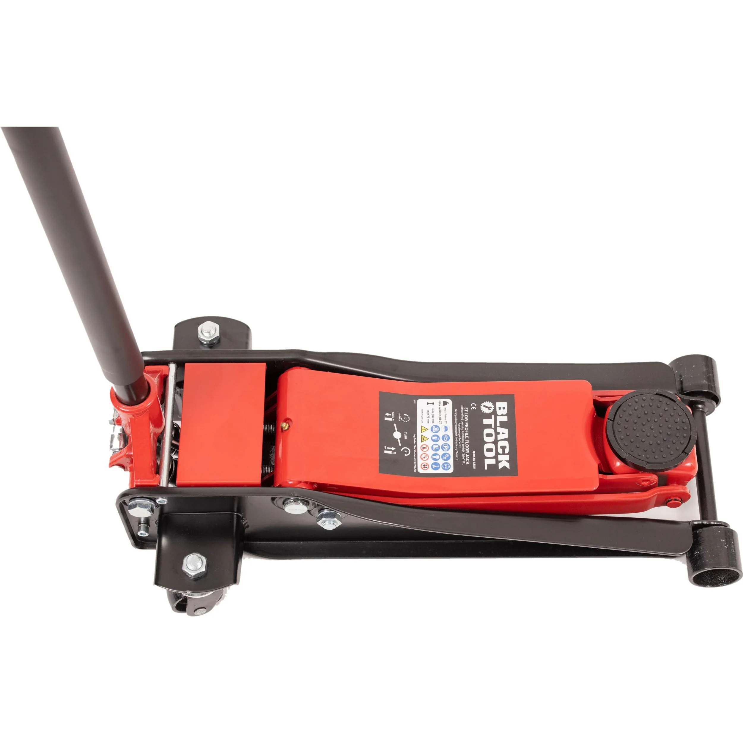 PODNOŚNIK HYDRAULICZNY NISKI PROFIL 3T 75-500mm DWUTŁOKOWY