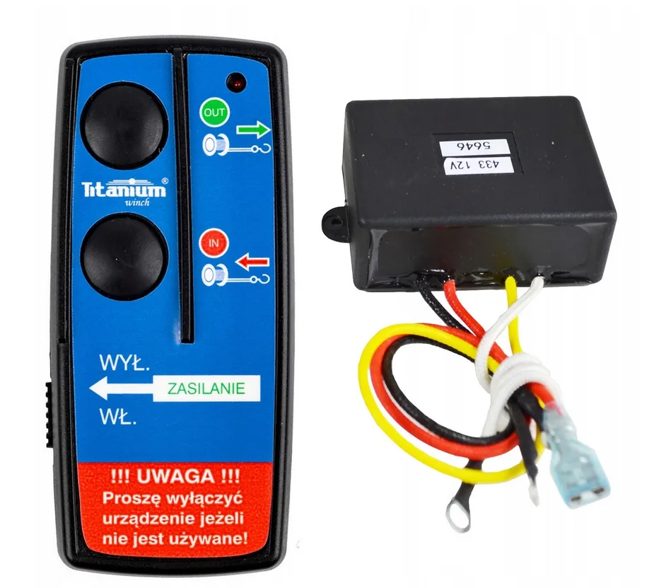 Pilot do wyciągarki bezprzewodowy 12V