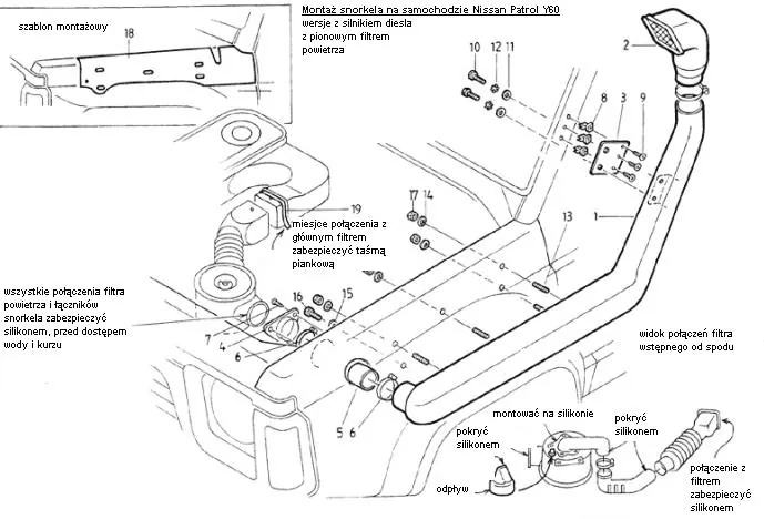Snorkel ISUZU RODEO SMALL