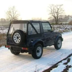 Suzuki Samurai SJ 410/413 – Plandeka dach miękki 4 osob. Polski produkt