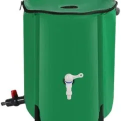 Zbiornik na deszczówkę rozkładany z zaworem 3/4” 250L PCV 600x880mm