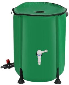 Zbiornik na deszczówkę rozkładany z zaworem 3/4'' 250L PCV 600x880mm