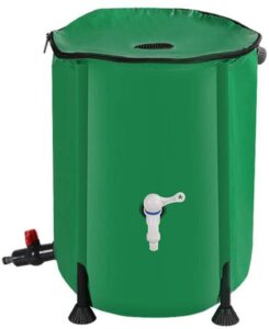 Zbiornik na deszczówkę rozkładany z zaworem 3/4'' 250L PCV 600x880mm