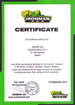 Zestaw zawieszenia +2'' Ironman 4x4 Nissan Navara D40 V6 diesel WZMOCNIONE