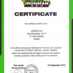 AMORTYZATORY +2” Ironman 4×4 Ford Ranger T6 PXIII 2018+ WZMOCNIONE