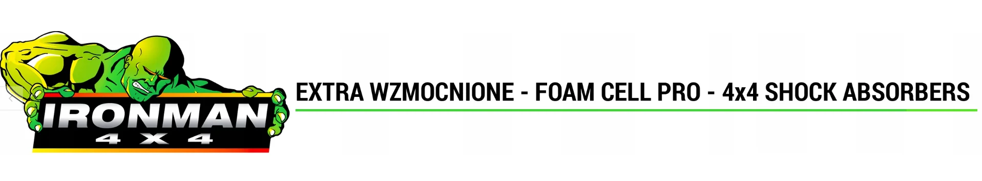 AMORTYZATORY +2” Ironman 4×4 Mercedes-Benz X Class 2017-2020 WZMOCNIONE