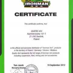 Zestaw zawieszenia do liftu +35mm Ironman 4×4 Volkswagen Amarok 1997-2016 WZMOCNIONE