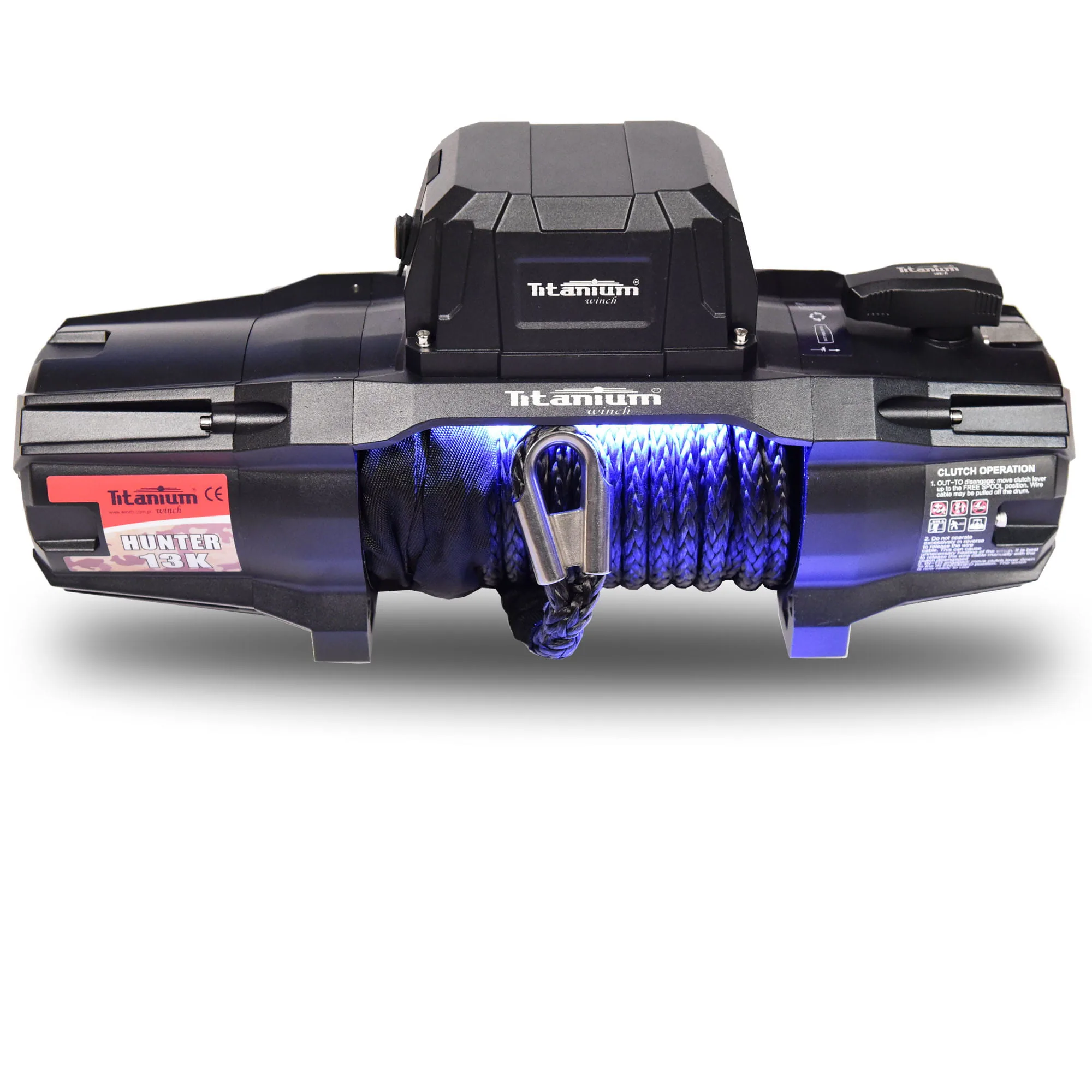 Wyciągarka Hunter 13K 13000 Lbs 12V 450A Titanium