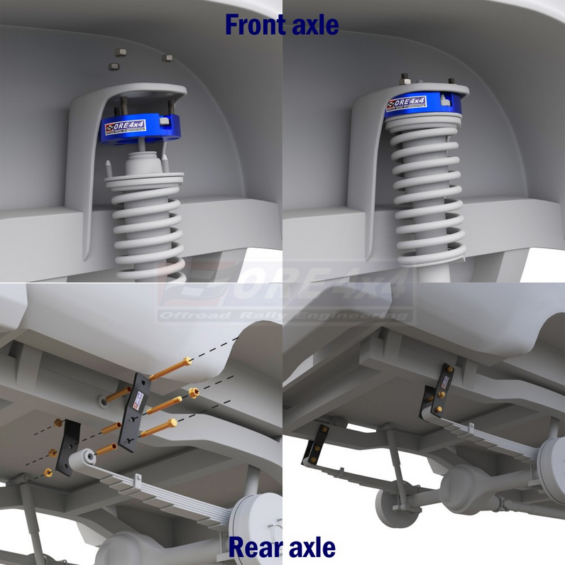 Lift zawieszenia 2 cale Mitsubishi L200 2006 – 2015r.