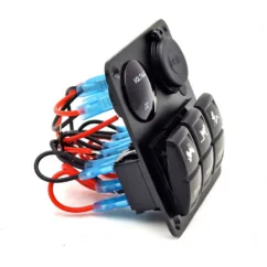 Carling 3x panel włączników akcesoriów gniazdo USB woltomierz 12V