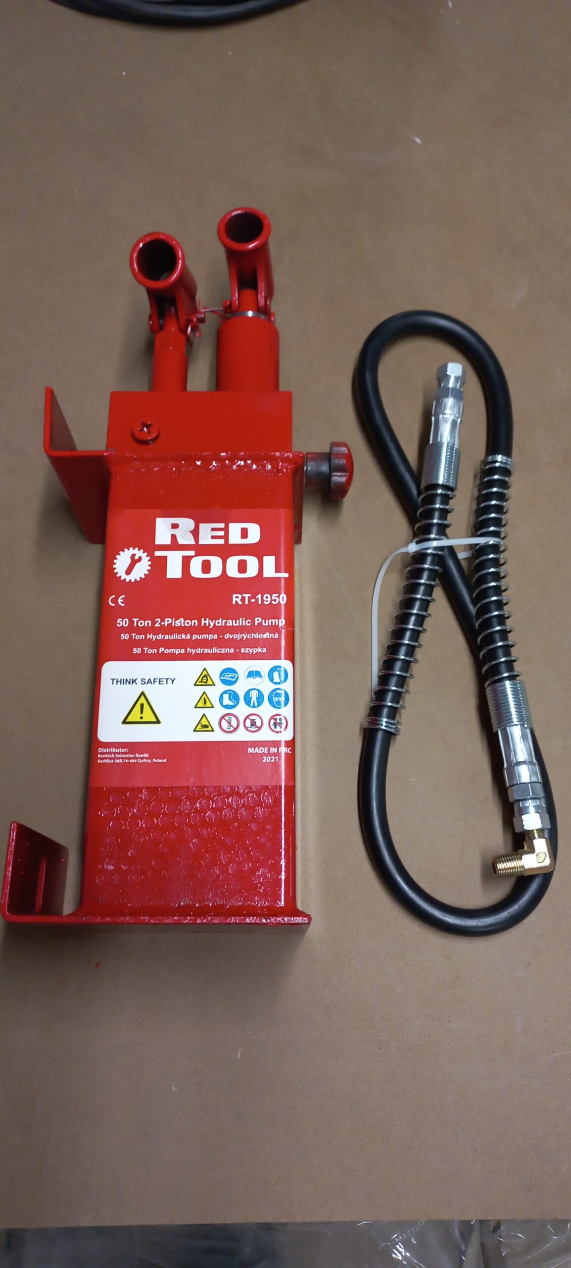 Pompa hydrauliczna do prasy 50T 2 tłoki - obrazek 3
