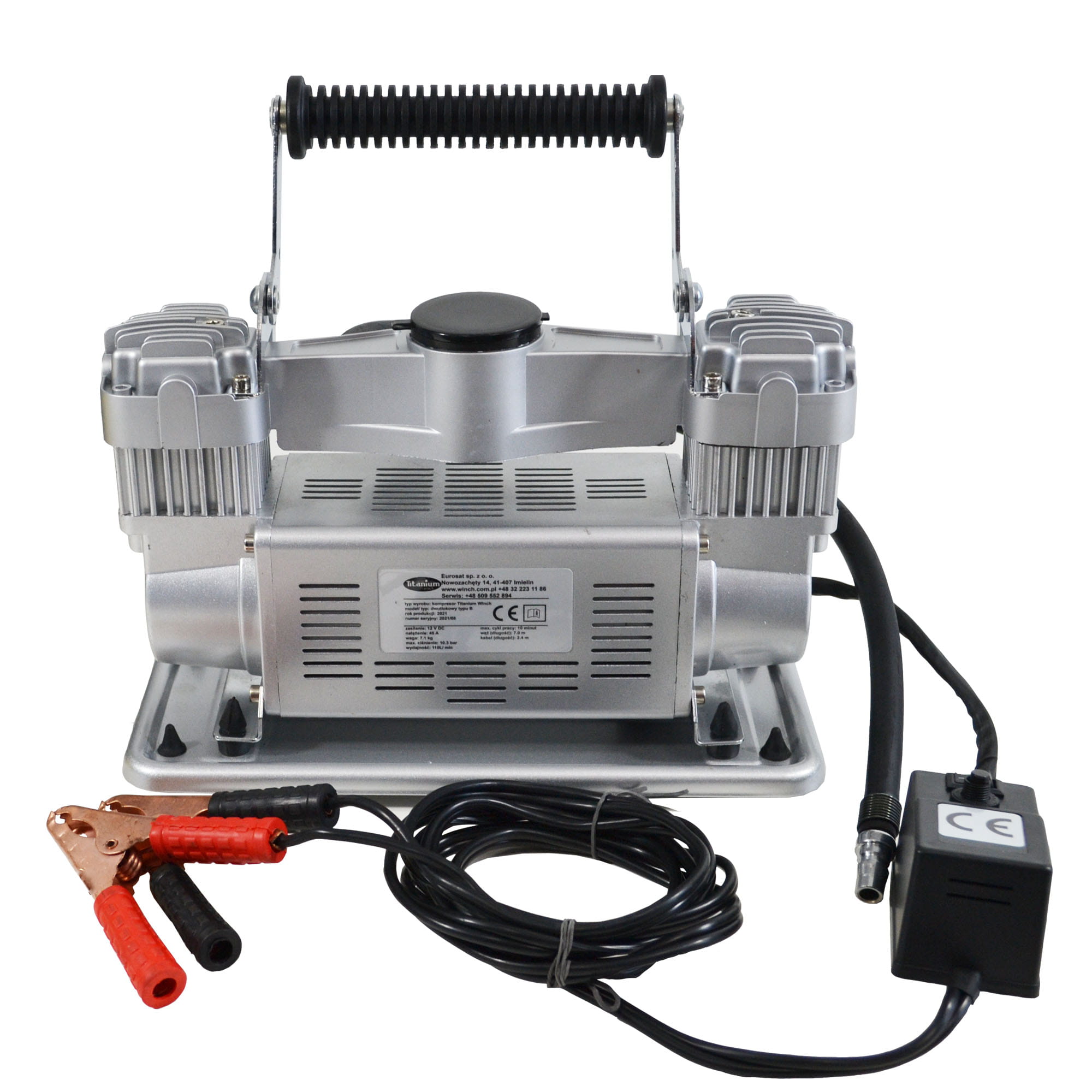 Kompresor dwutłokowy B 110L 12V 150psi - obrazek 7